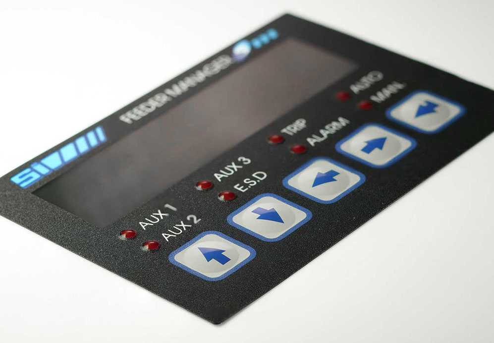 MEMBRANE KEYPAD WITH SELECTIVE TEXTURE AND DOME EMBOSS